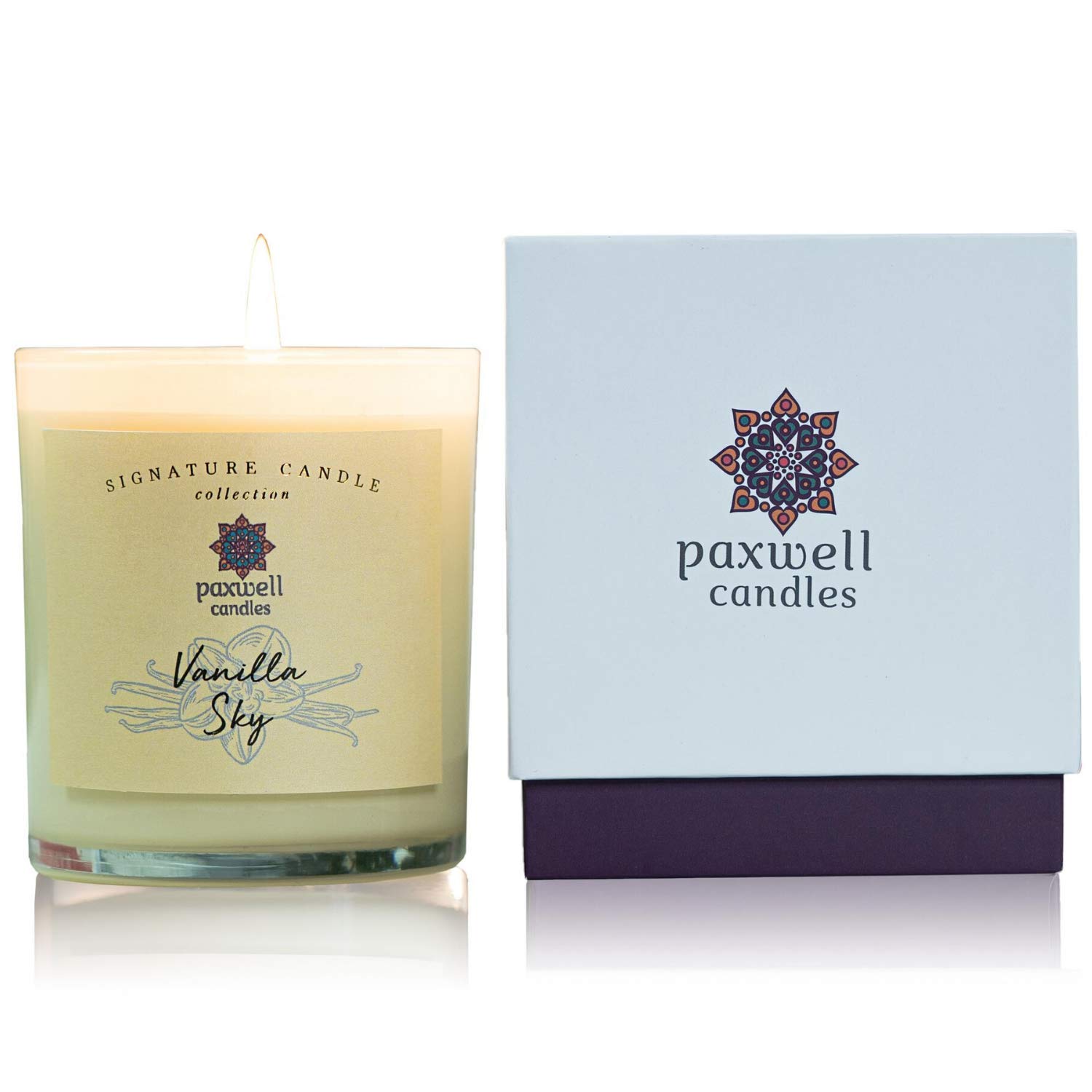 Amazon.com: PAXWELL CANDLES Scented Candles - Vanilla Sky